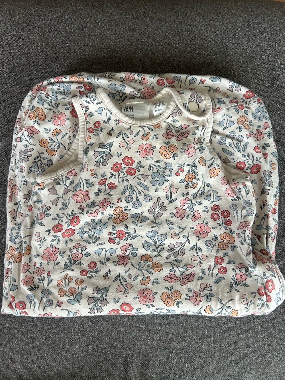 H&M Cream Floral Sleep Sack